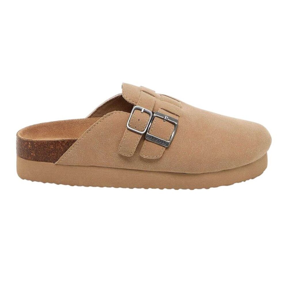 Rocket Dog Womens/Ladies Abel Plus Suede Platform Clogs / Taupe